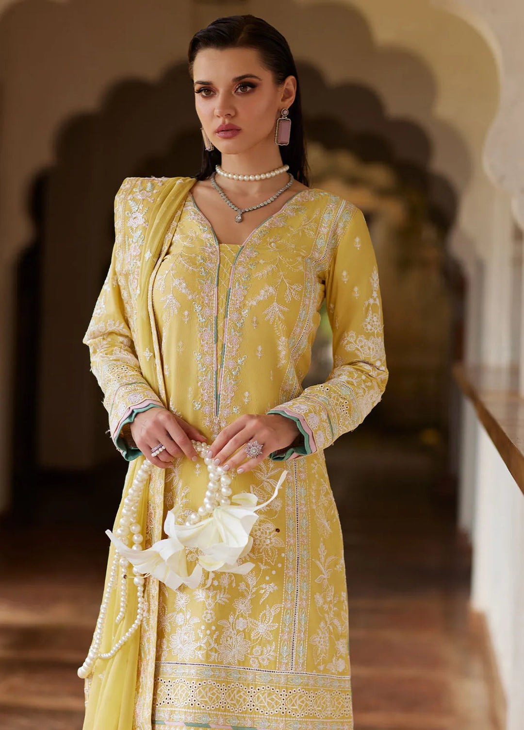 Gulaal Embroidered Lawn Suit Unstitched 3 Piece GL25LL D-04 Iris - Summer Collection