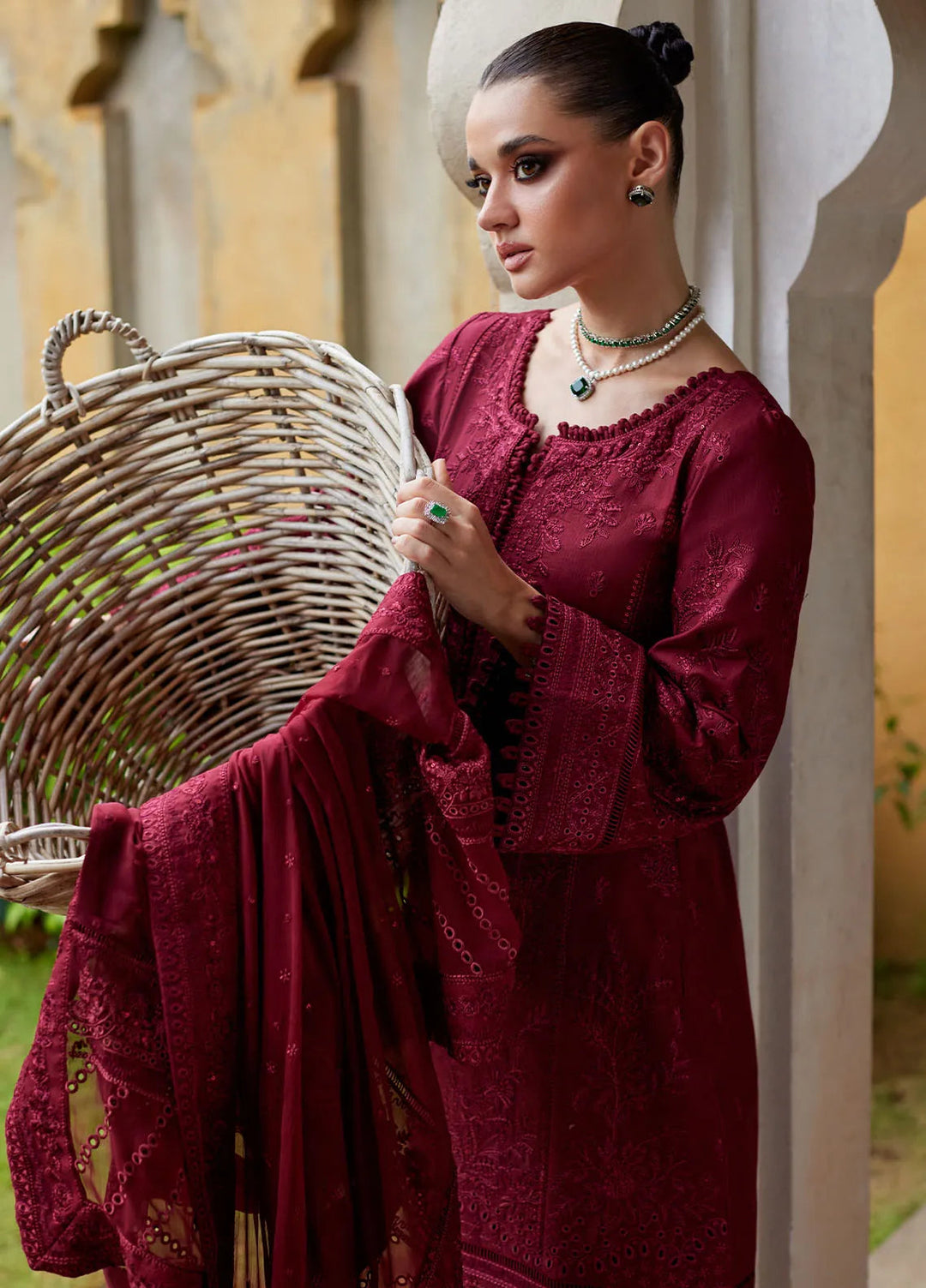 Gulaal Embroidered Lawn Suit Unstitched 3 Piece GL25LL D-06 Nigella - Summer Collection