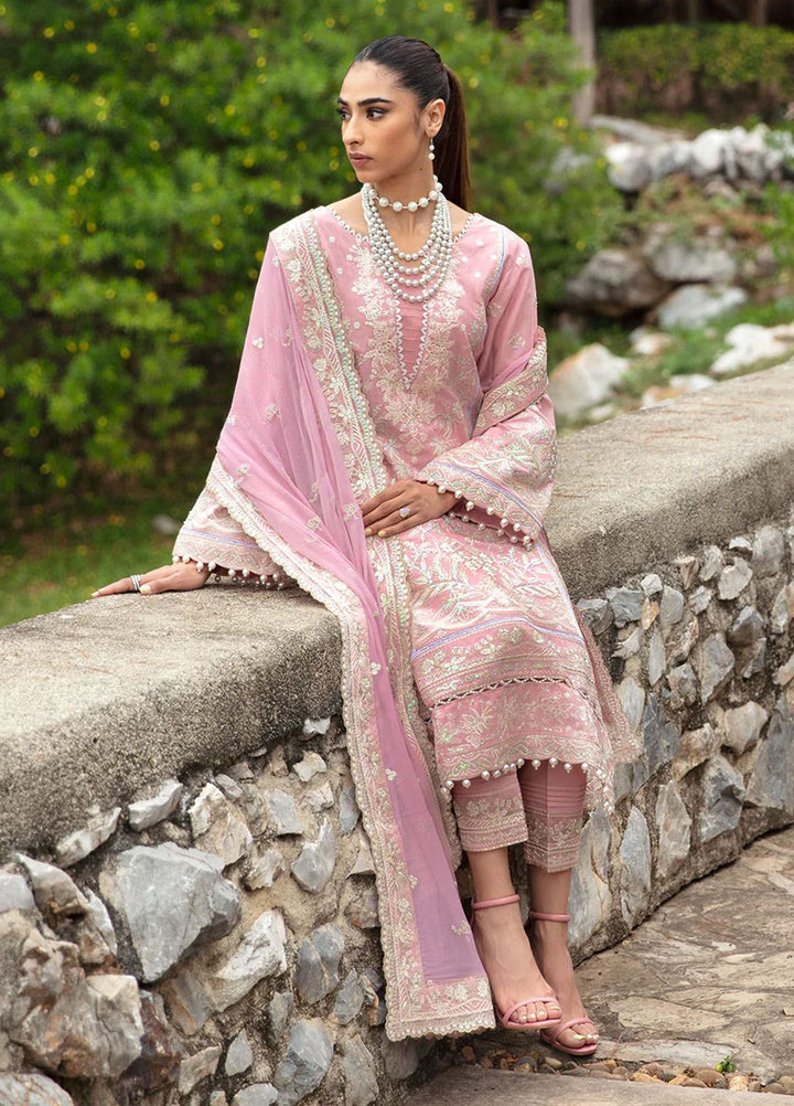 Gulaal Embroidered Lawn Suits Unstitched 3 Piece GL24LL D-03 Emelia - Summer Collection