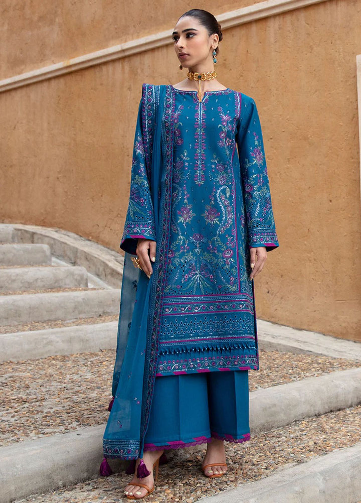 Gulaal Embroidered Lawn Suits Unstitched 3 Piece GL24LL D-04 Felicia - Summer Collection