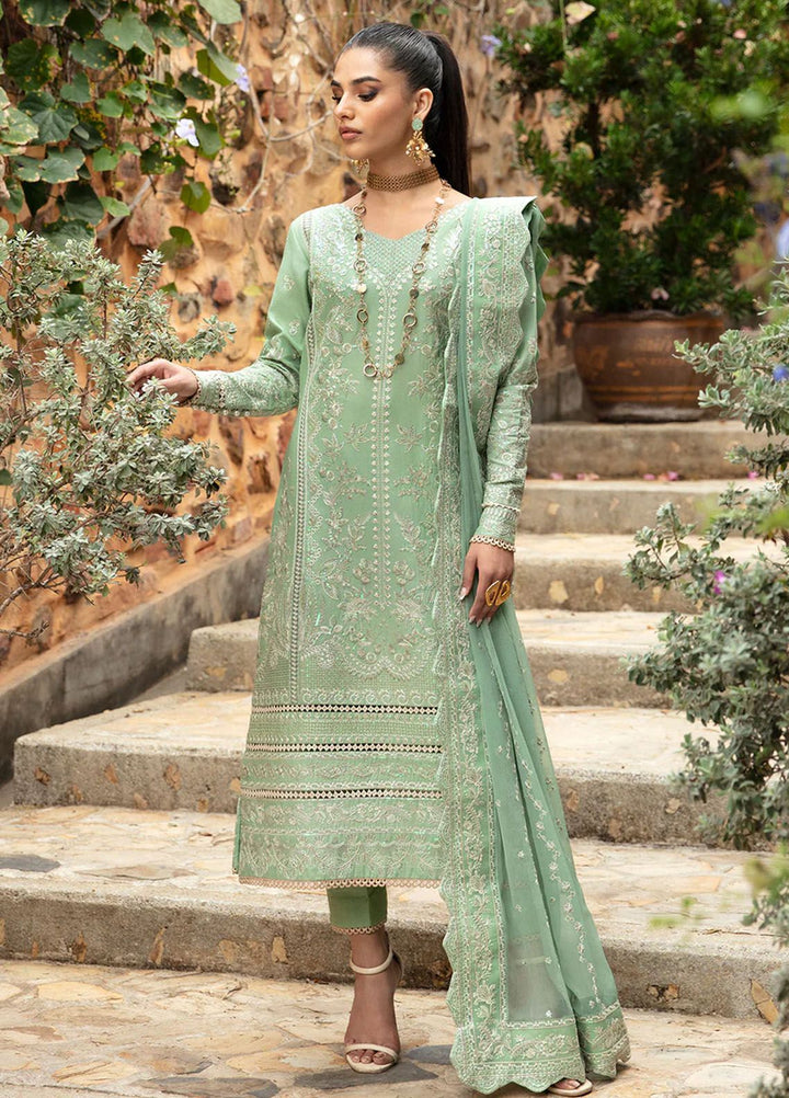 Gulaal Embroidered Lawn Suits Unstitched 3 Piece GL24LL D-05 Deniz - Summer Collection