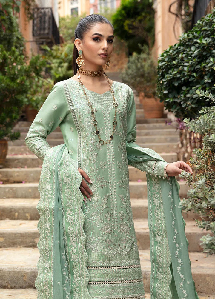 Gulaal Embroidered Lawn Suits Unstitched 3 Piece GL24LL D-05 Deniz - Summer Collection