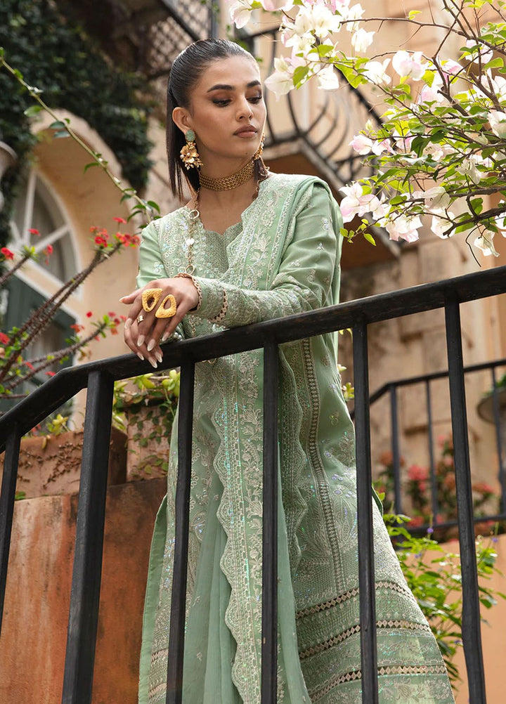 Gulaal Embroidered Lawn Suits Unstitched 3 Piece GL24LL D-05 Deniz - Summer Collection