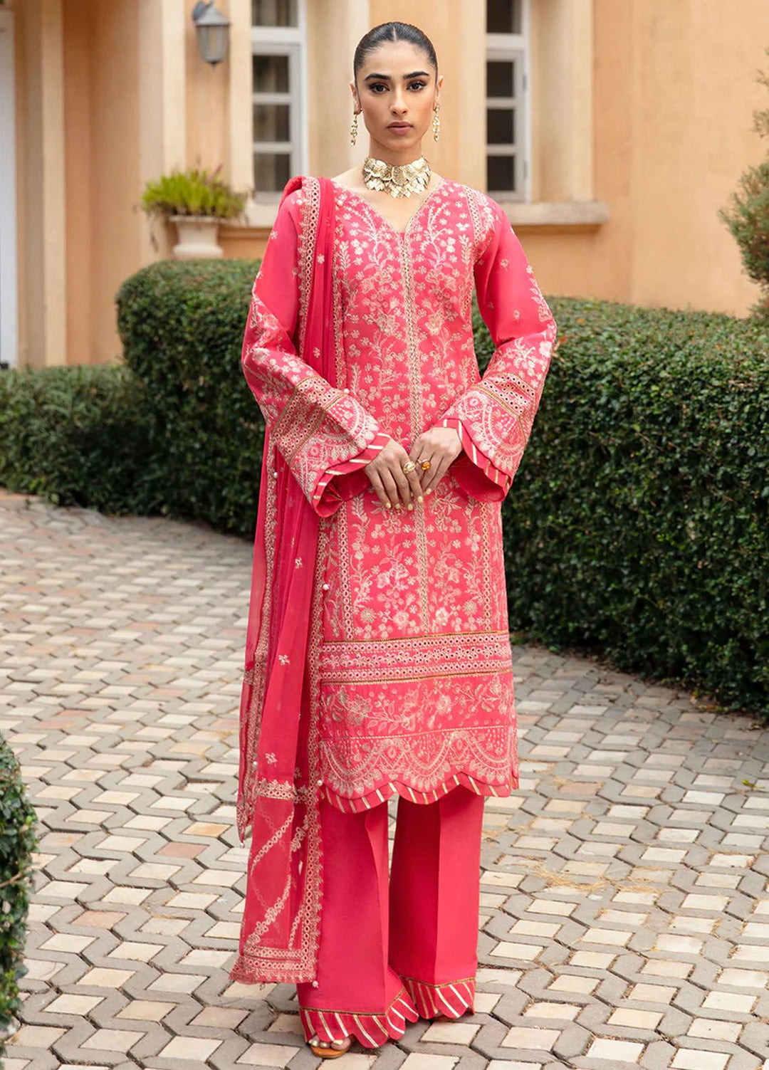 Gulaal Embroidered Lawn Suits Unstitched 3 Piece GL24LL D-06 Alessia - Summer Collection