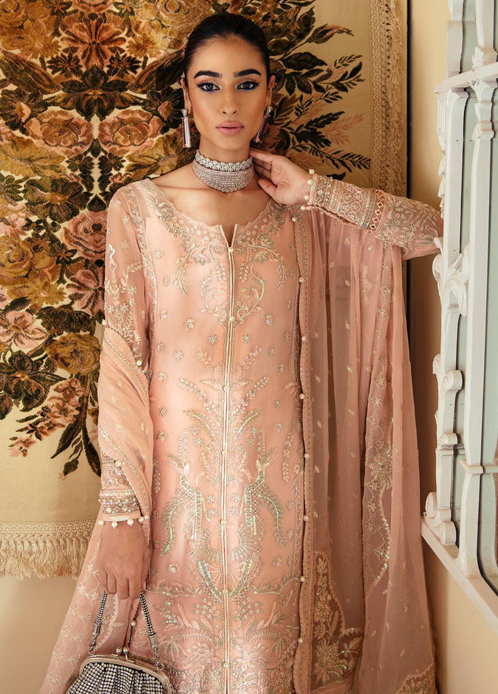 Gulaal Embroidered Chiffon Suits Unstitched 4 Piece GL23ELC GL-EC-23V1-03 ROSALIE - Luxury Collection
