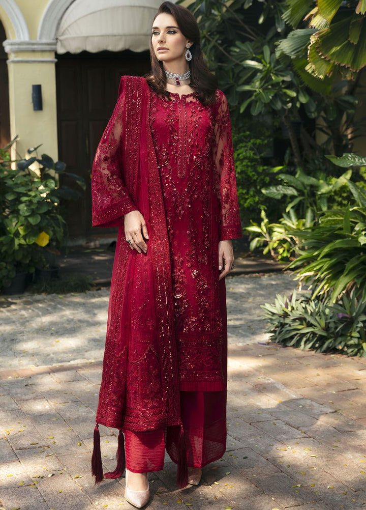 Gulaal Embroidered Net Suits Unstitched 4 Piece GL24LU GL-LP-24V1-24 Charlotte - Luxury Collection