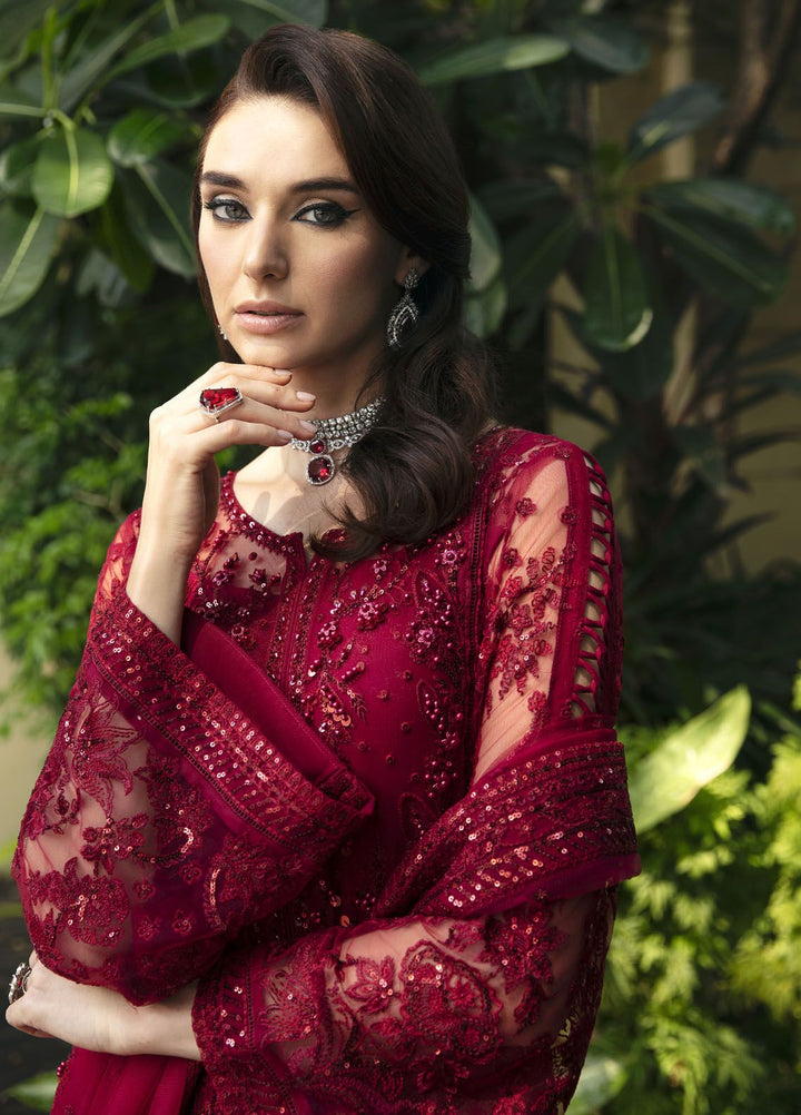 Gulaal Embroidered Net Suits Unstitched 4 Piece GL24LU GL-LP-24V1-24 Charlotte - Luxury Collection