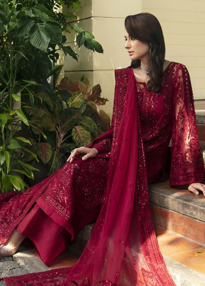 Gulaal Embroidered Net Suits Unstitched 4 Piece GL24LU GL-LP-24V1-24 Charlotte - Luxury Collection