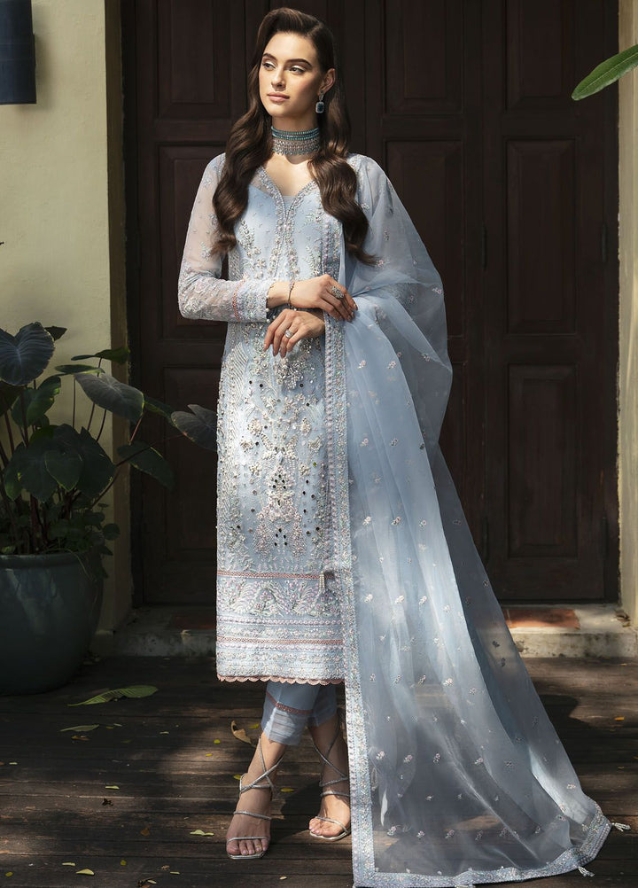 Gulaal Embroidered Organza Suits Unstitched 4 Piece GL24LU GL-LP-24V1-19 Marian - Luxury Collection