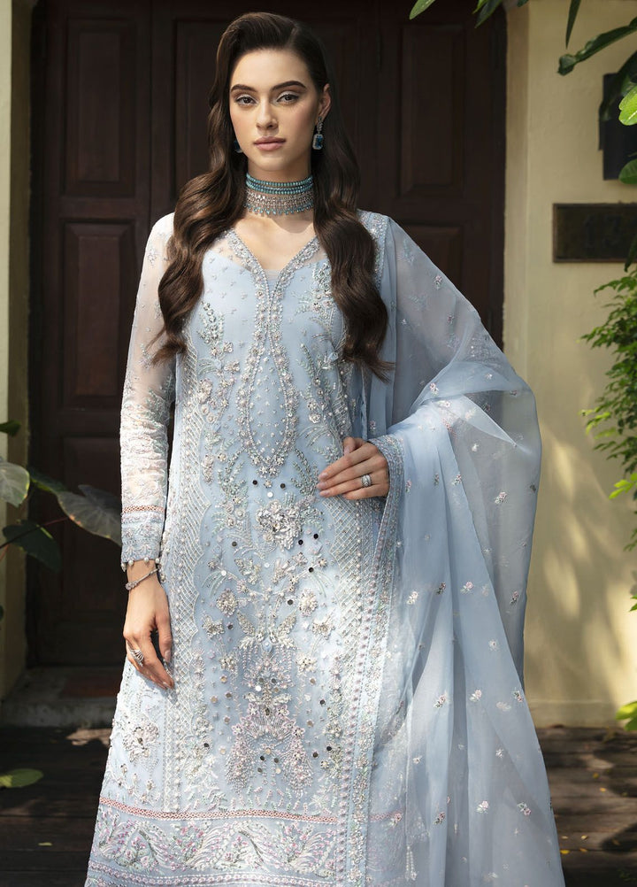 Gulaal Embroidered Organza Suits Unstitched 4 Piece GL24LU GL-LP-24V1-19 Marian - Luxury Collection