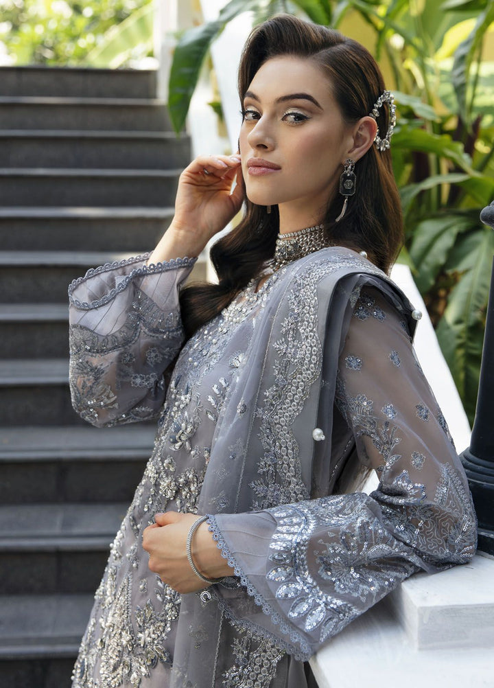 Gulaal Embroidered Organza Suits Unstitched 4 Piece GL24LU GL-LP-24V1-25 Aviana - Luxury Collection