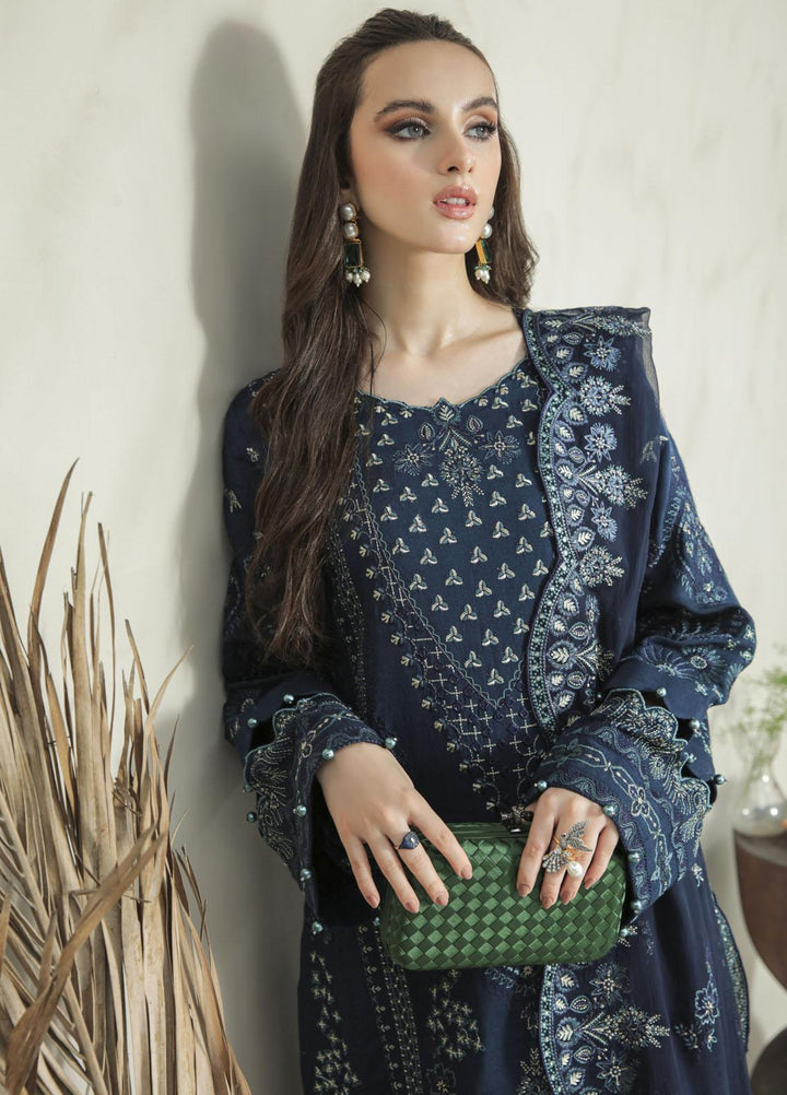 Gulaal Pret Embroidered Khaadi Net 3 Piece Suit GL22EP Lara