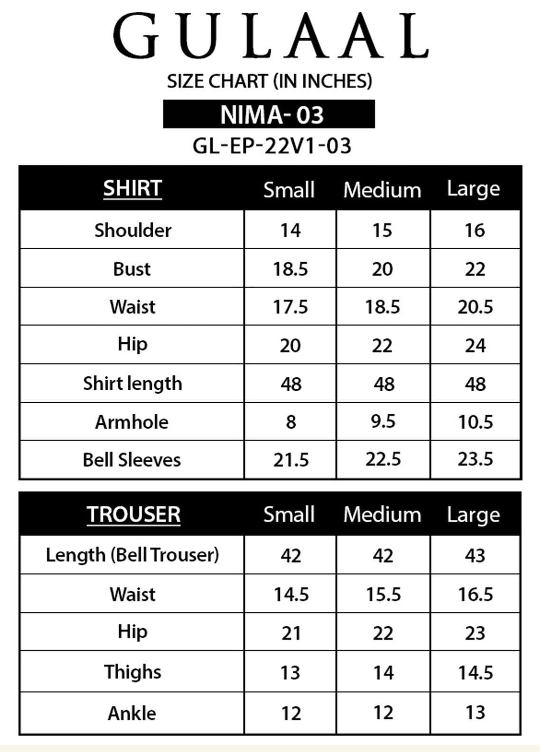 Gulaal Pret Embroidered Organza 3 Piece Suit GL22EP Nima