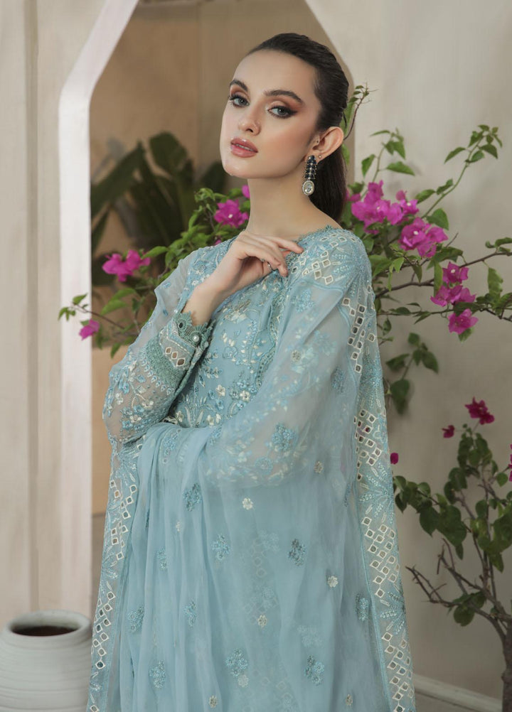 Gulaal Pret Embroidered Chiffon 3 Piece Suit GL22EP Estela