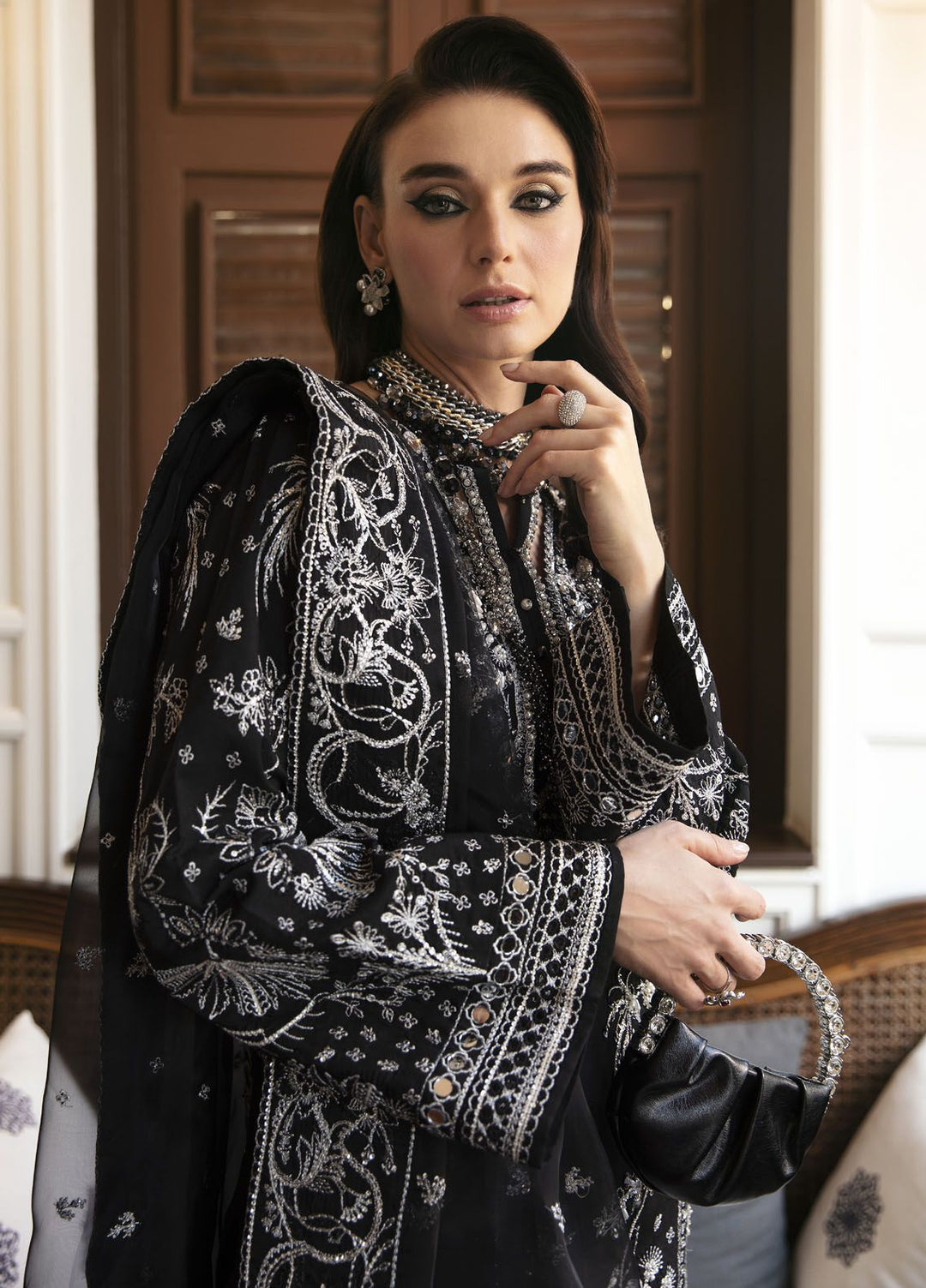 Gulaal Embroidered Viscose Suits Unstitched 3 Piece GL24LU GL-LP-24V1-22 Nadine - Luxury Collection