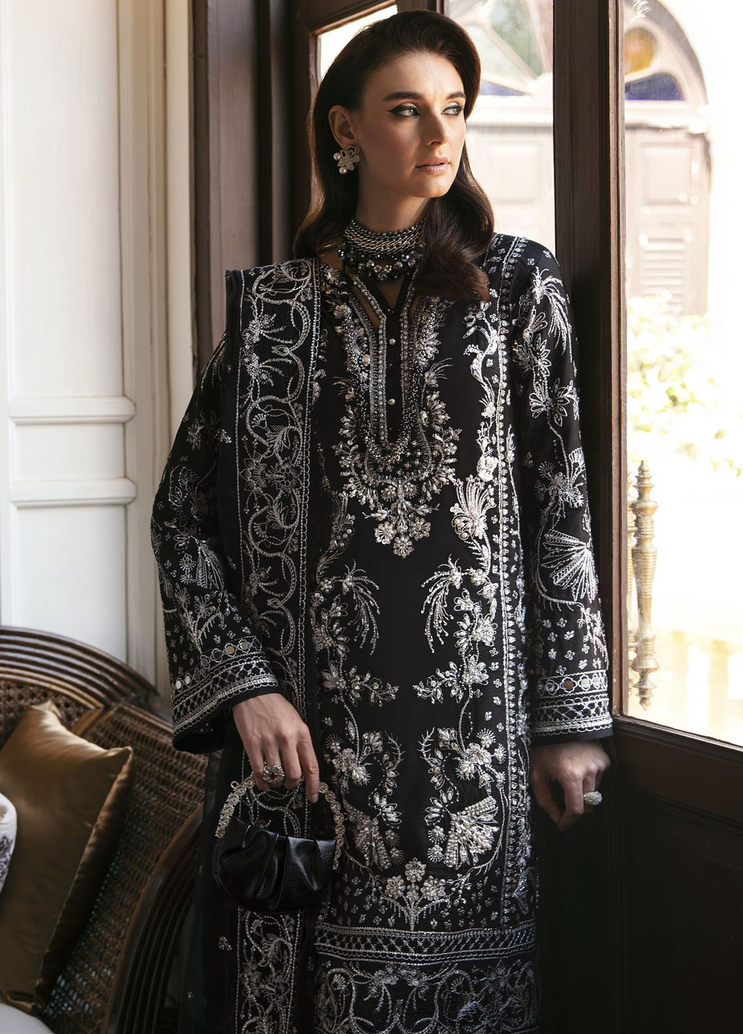 Gulaal Embroidered Viscose Suits Unstitched 3 Piece GL24LU GL-LP-24V1-22 Nadine - Luxury Collection