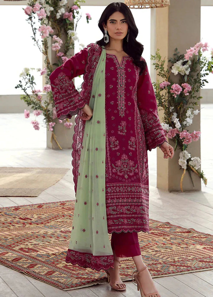Gulaal Festive Pret Embroidered Lawn 3 Piece Suit Aaliyah