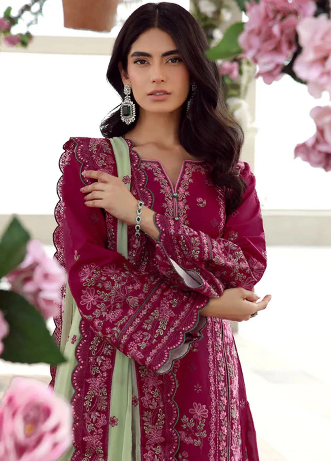 Gulaal Festive Pret Embroidered Lawn 3 Piece Suit Aaliyah