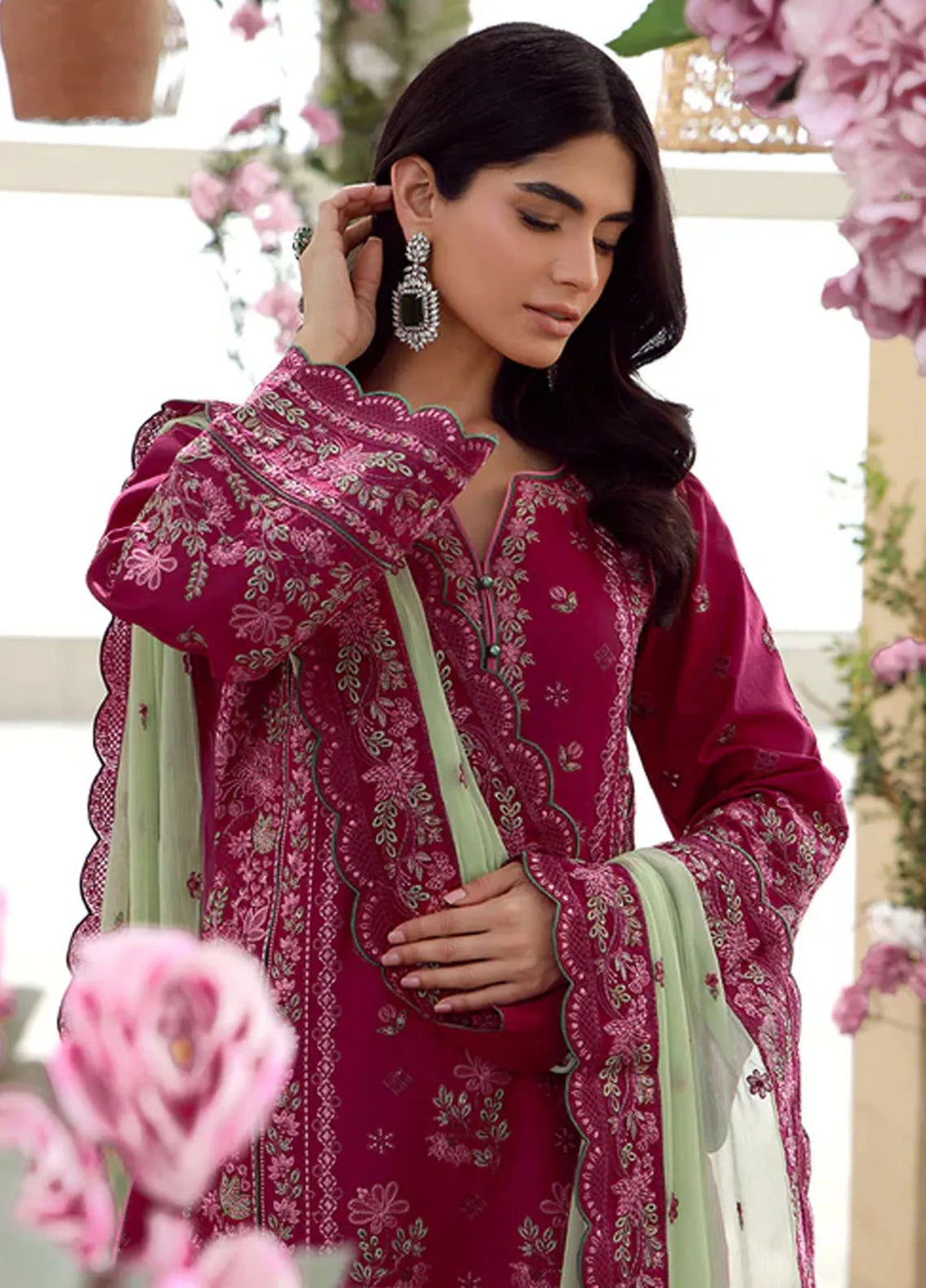 Gulaal Festive Pret Embroidered Lawn 3 Piece Suit Aaliyah