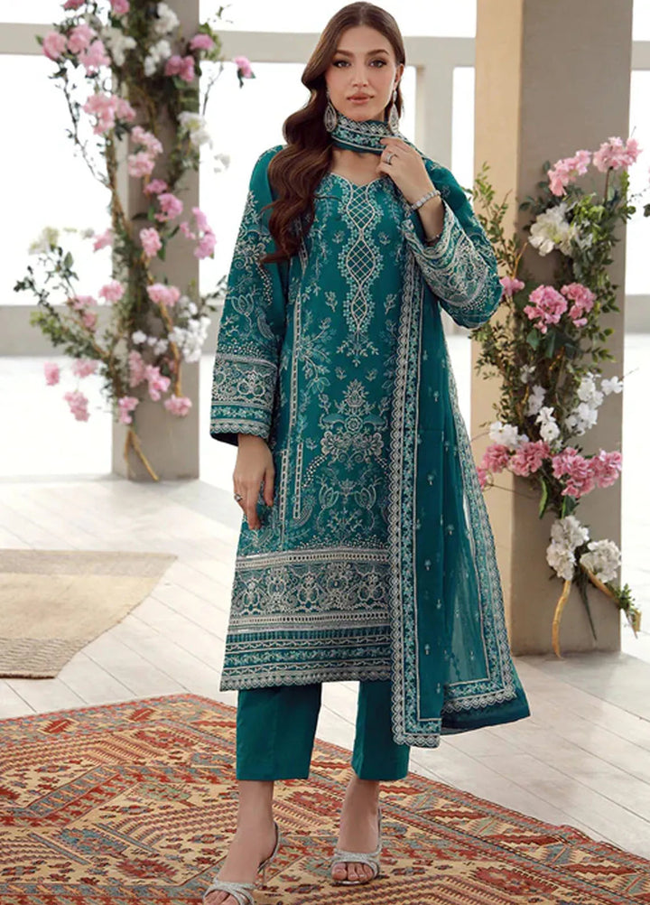 Gulaal Festive Pret Embroidered Lawn 3 Piece Suit Ariana