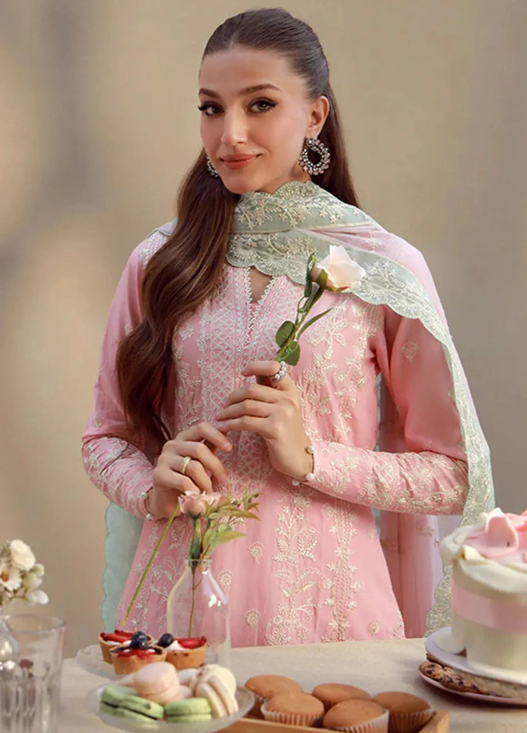 Gulaal Festive Pret Embroidered Lawn 3 Piece Suit Kavya