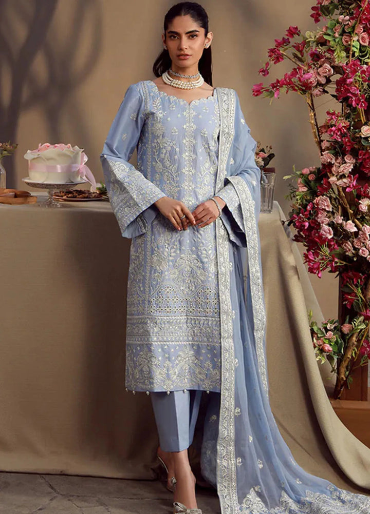 Gulaal Festive Pret Embroidered Lawn 3 Piece Suit Nehal