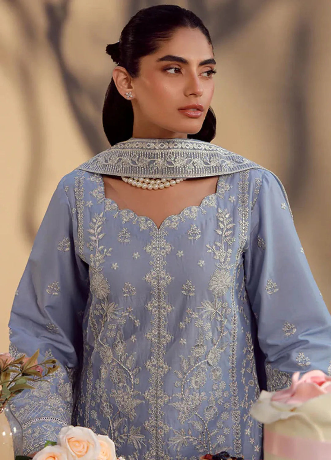 Gulaal Festive Pret Embroidered Lawn 3 Piece Suit Nehal