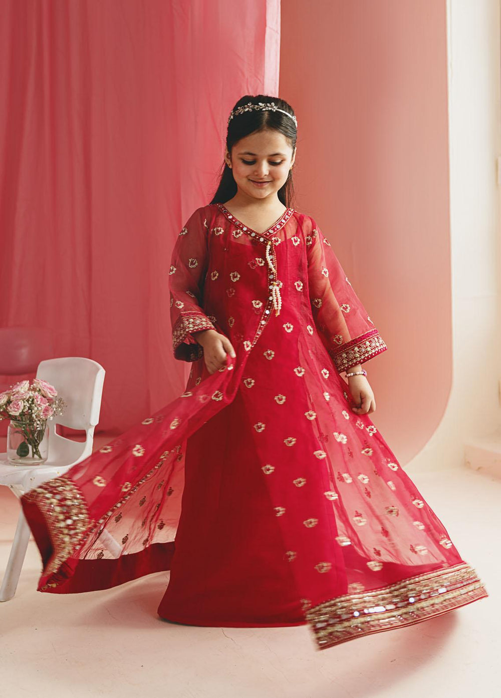 Gulaal Pret Embroidered Organza 3 Piece Suit GL-KW-23-03