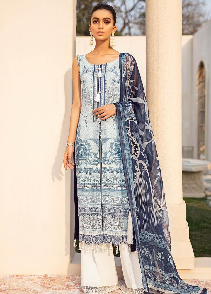 Gulaal Embroidered Lawn Suits Unstitched 3 Piece GL21L GL-01 Anisah - Summer Collection