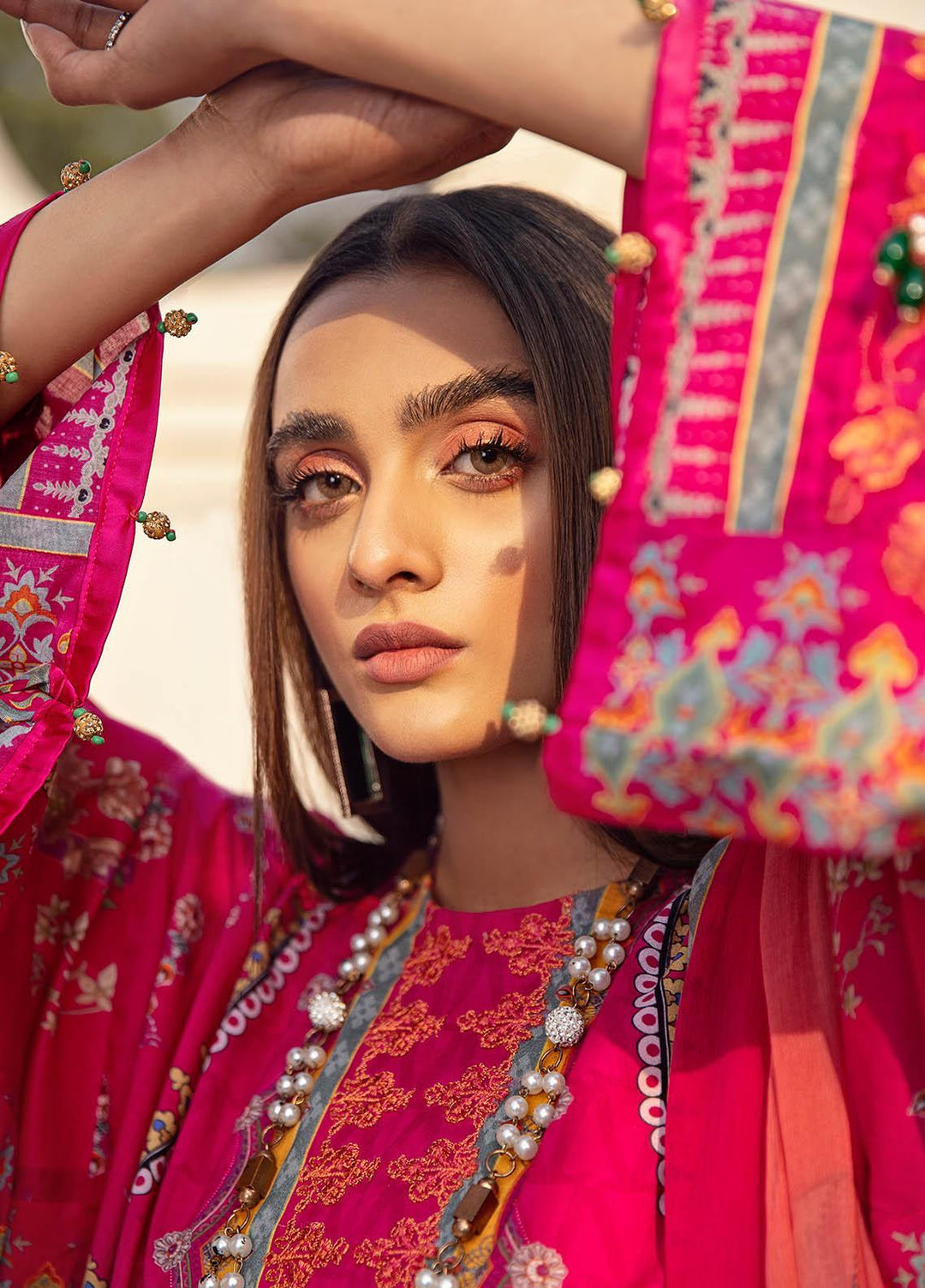 Gulaal Embroidered Lawn Suits Unstitched 3 Piece GL21L GL-02 Gulbahaar - Summer Collection