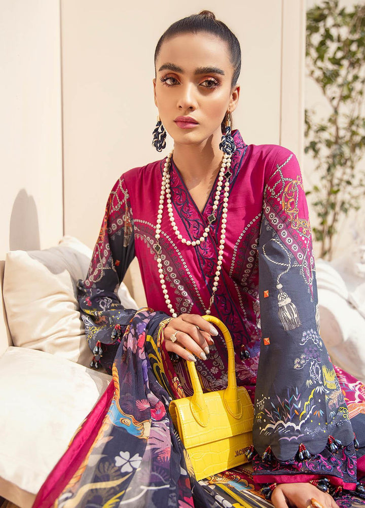 Gulaal Embroidered Lawn Suits Unstitched 3 Piece GL21L GL-06 Aaliyah - Summer Collection