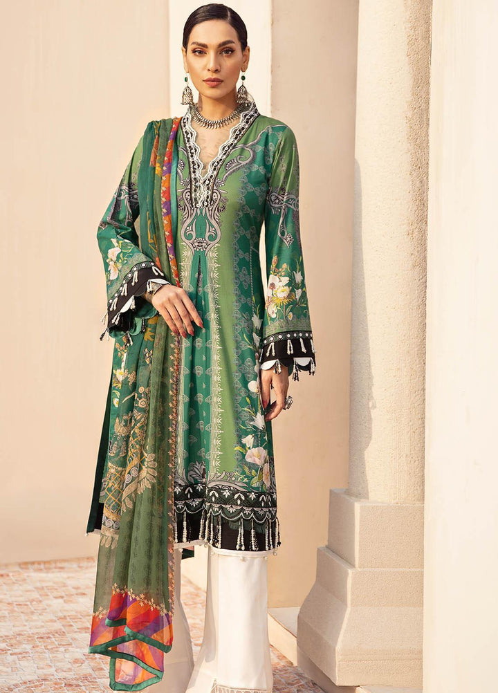 Gulaal Embroidered Lawn Suits Unstitched 3 Piece GL21L GL-07 Amani - Summer Collection