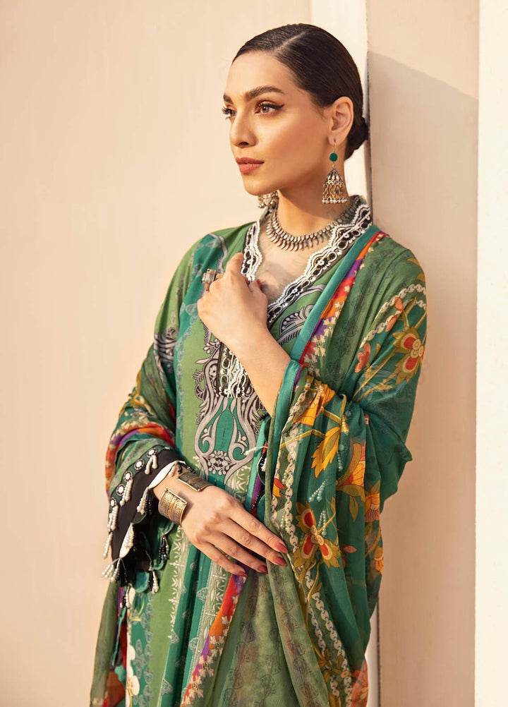 Gulaal Embroidered Lawn Suits Unstitched 3 Piece GL21L GL-07 Amani - Summer Collection
