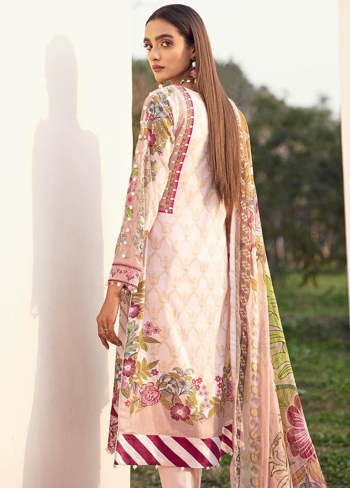 Gulaal Embroidered Lawn Suits Unstitched 3 Piece GL21L GL-10 Azaleah - Summer Collection