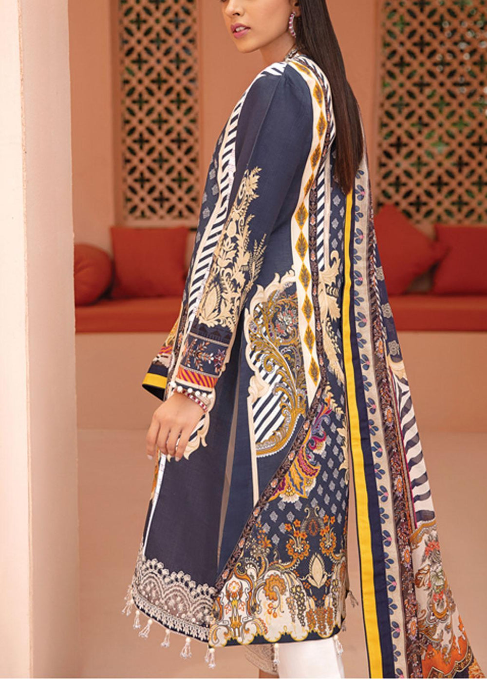 Gulaal Embroidered Lawn Suits Unstitched 3 Piece GL21-L2 01 Mahrou - Summer Collection