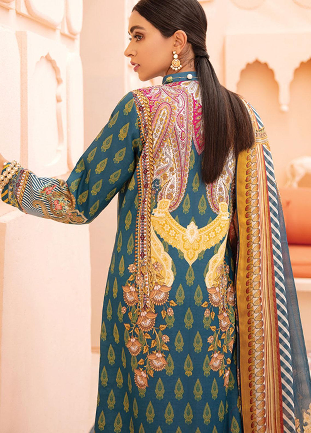 Gulaal Embroidered Lawn Suits Unstitched 3 Piece GL21-L2 02 Nudrat - Summer Collection