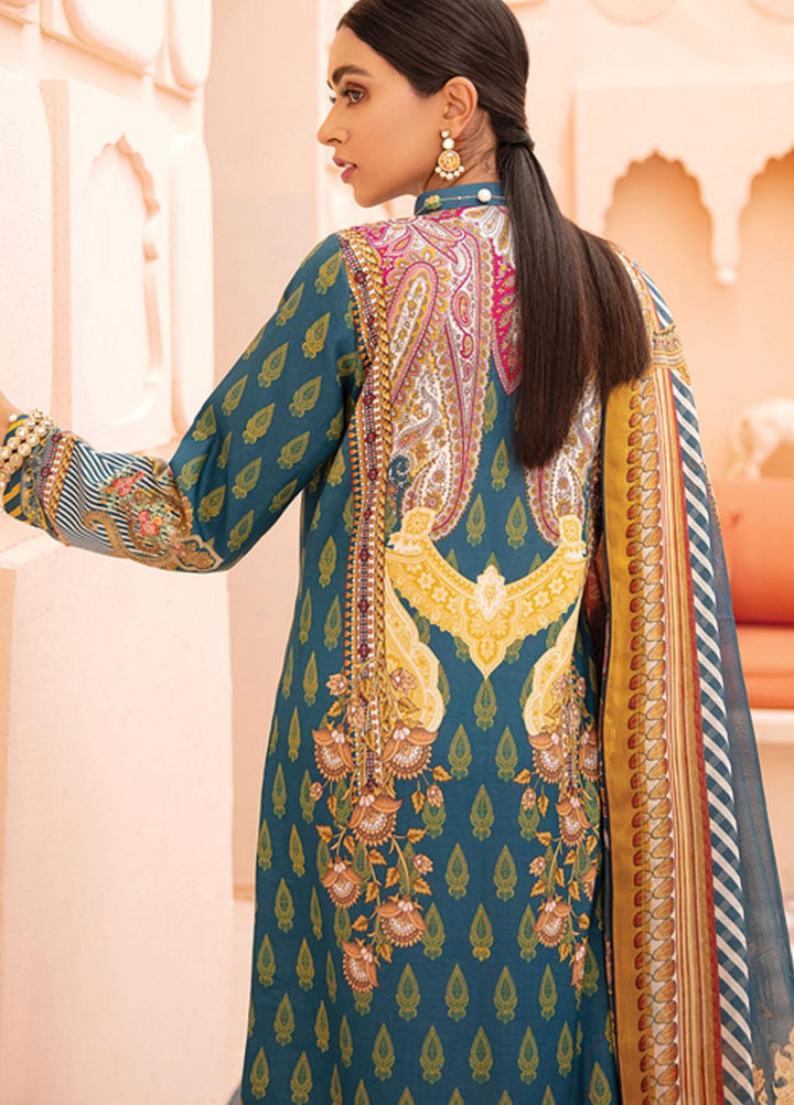 Gulaal Embroidered Lawn Suits Unstitched 3 Piece GL21-L2 02 Nudrat - Summer Collection
