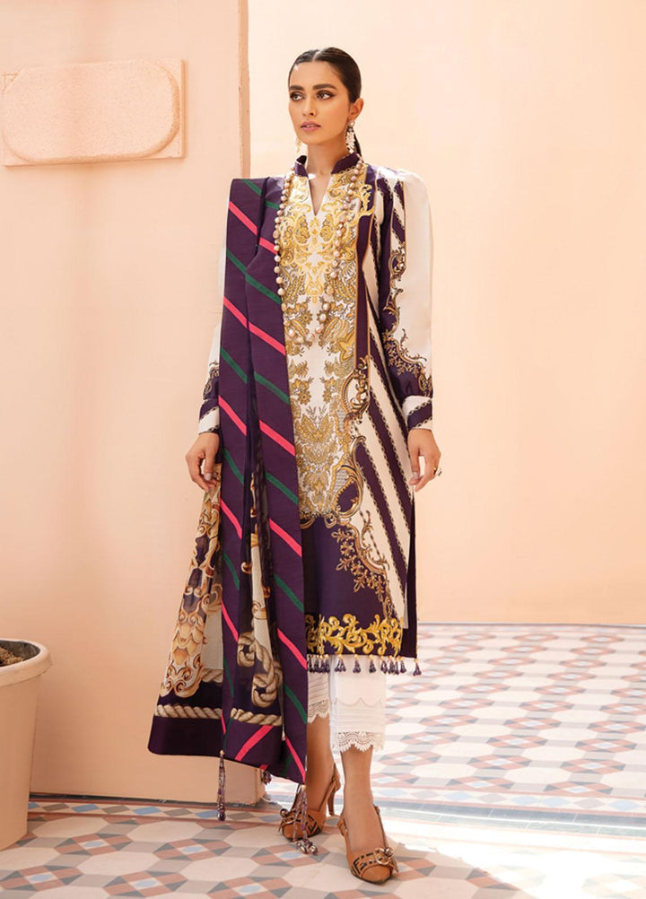 Gulaal Embroidered Lawn Suits Unstitched 3 Piece GL21-L2 04 Meira - Summer Collection