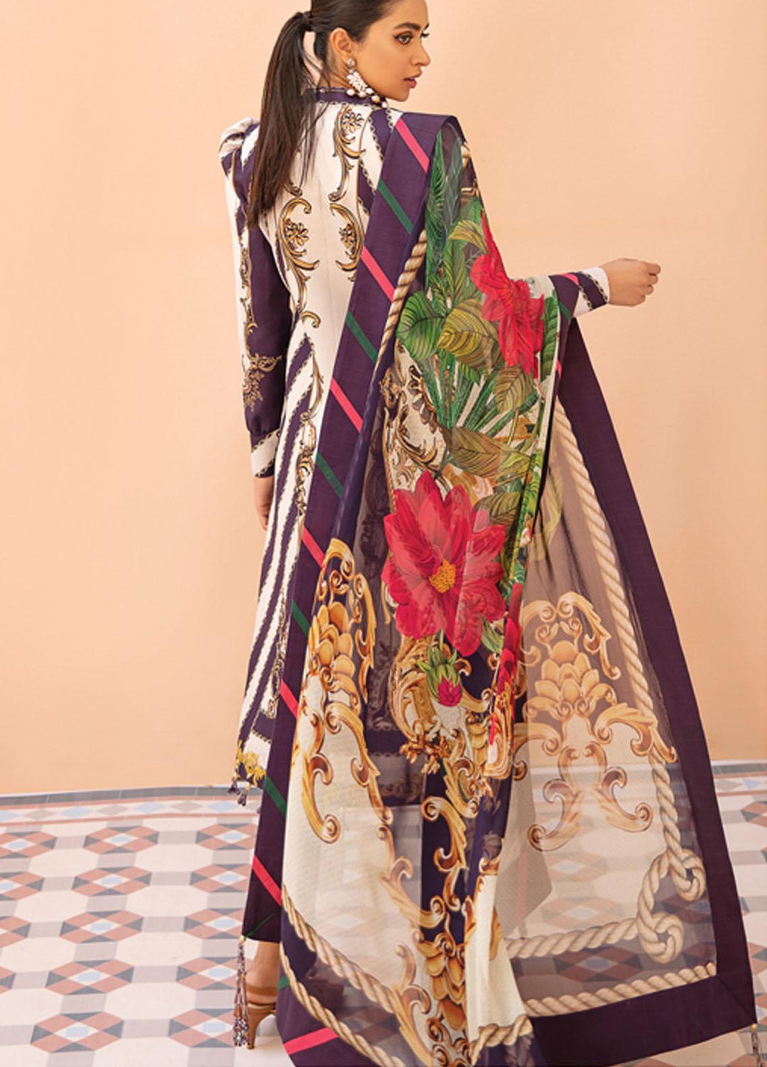 Gulaal Embroidered Lawn Suits Unstitched 3 Piece GL21-L2 04 Meira - Summer Collection