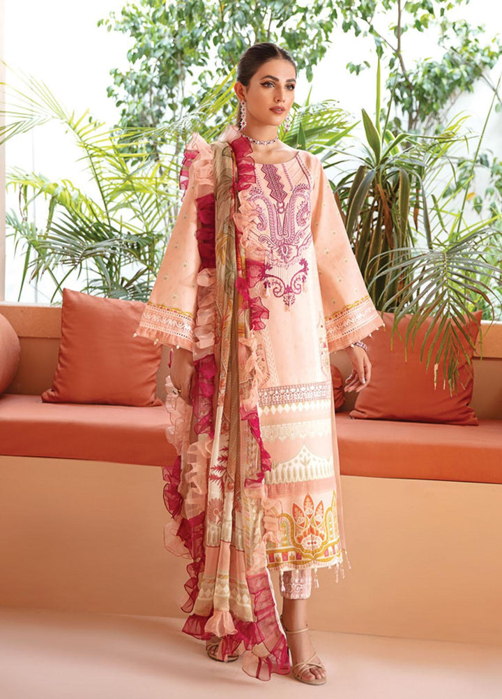Gulaal Embroidered Lawn Suits Unstitched 3 Piece GL21-L2 07 Amara - Summer Collection
