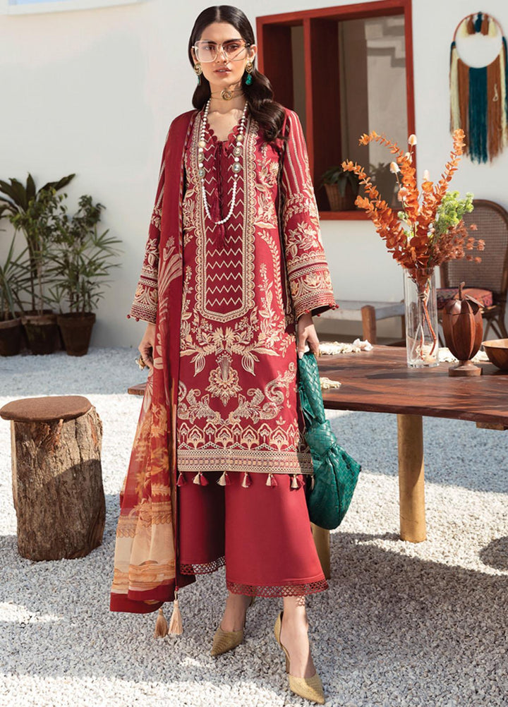 Gulaal Embroidered Lawn Suits Unstitched 3 Piece GL22L-1 ALESSA (07) - Summer Collection