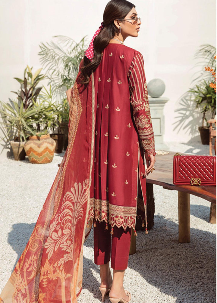 Gulaal Embroidered Lawn Suits Unstitched 3 Piece GL22L-1 ALESSA (07) - Summer Collection