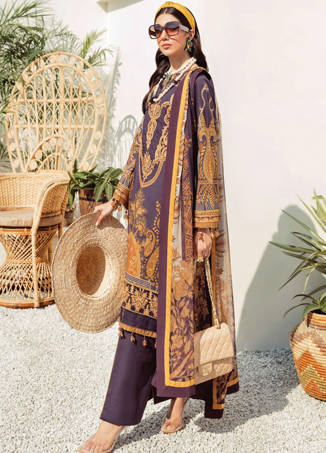 Gulaal Embroidered Lawn Suits Unstitched 3 Piece GL22L-1 JULIANNE (11) - Summer Collection