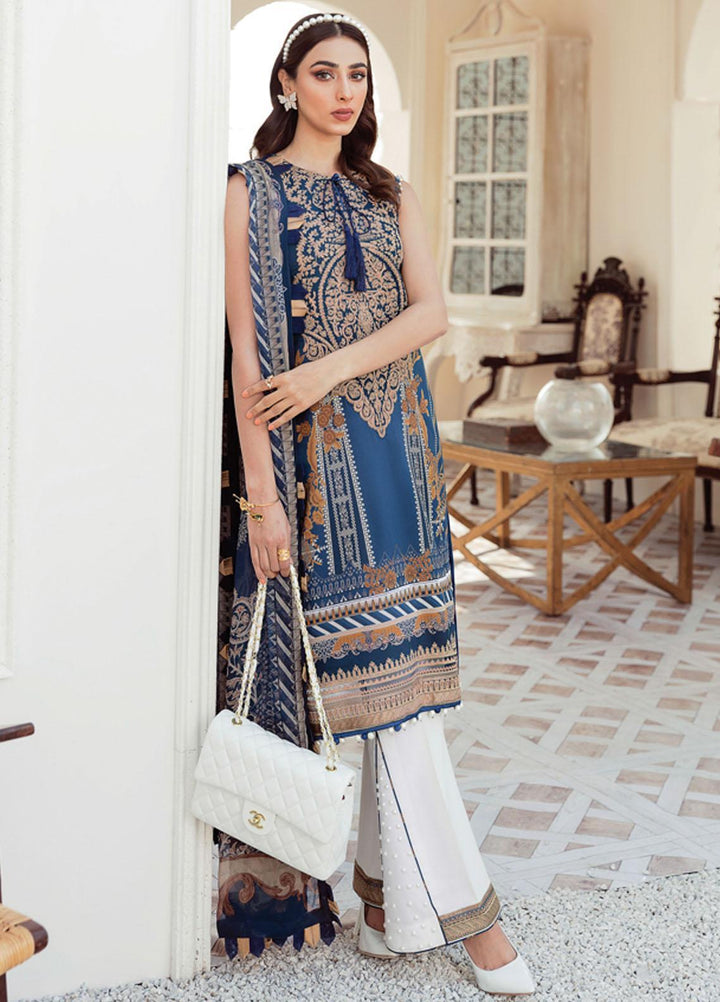 Gulaal Embroidered Lawn Suits Unstitched 3 Piece GL22L-1 MINERVA (03) - Summer Collection