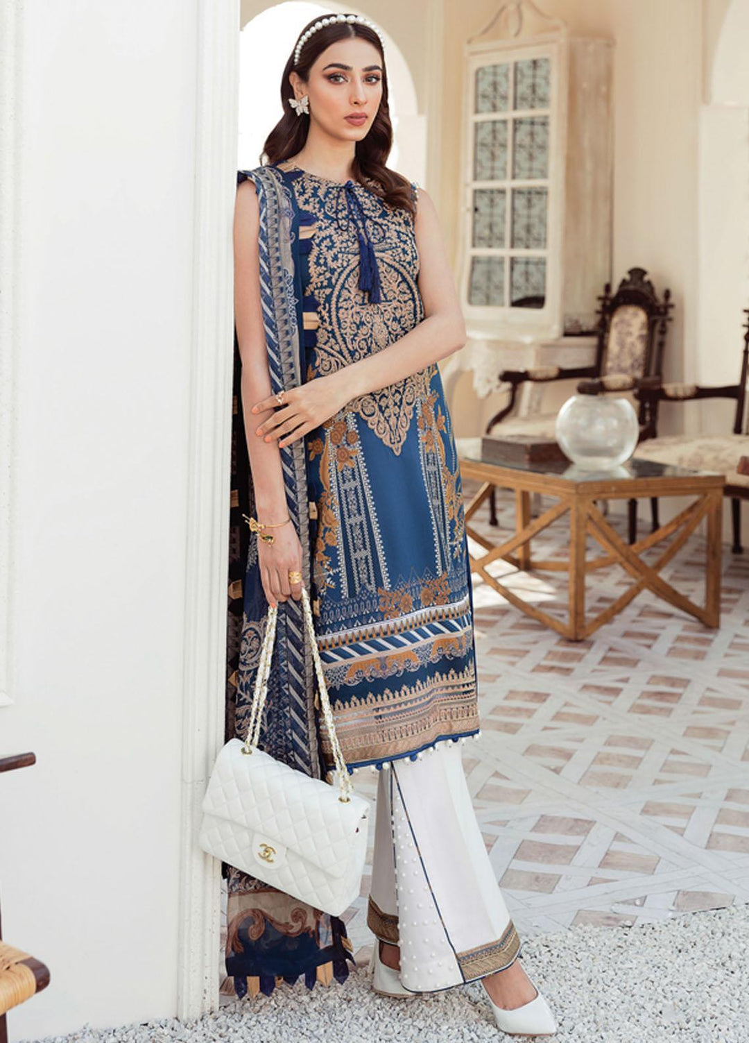 Gulaal Embroidered Lawn Suits Unstitched 3 Piece GL22L-1 MINERVA (03) - Summer Collection
