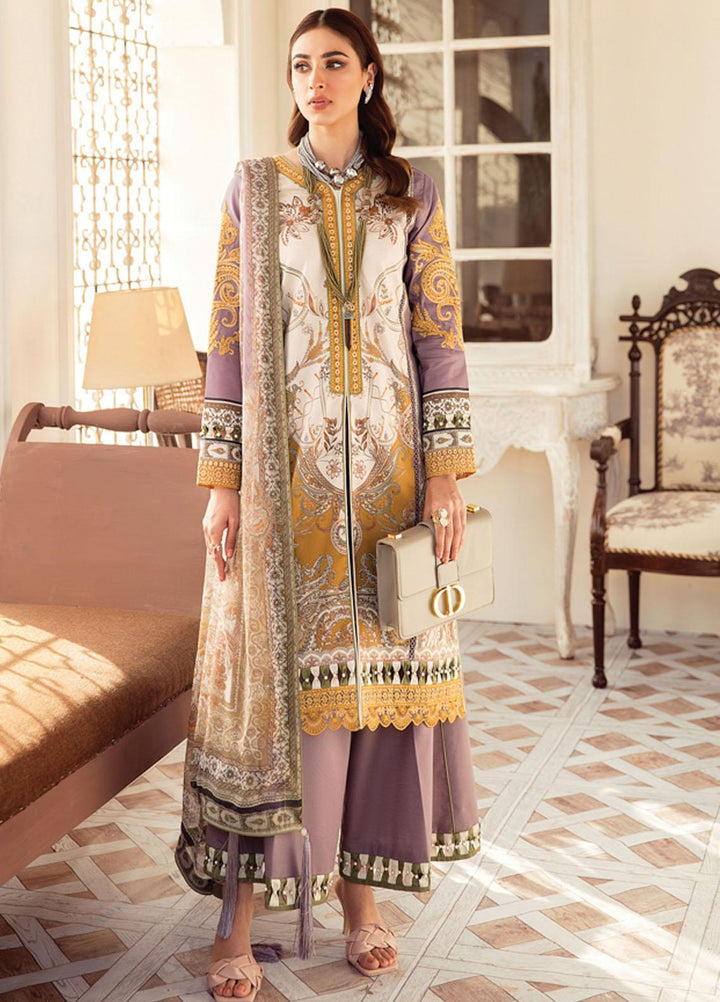 Gulaal Embroidered Lawn Suits Unstitched 3 Piece GL22L-1 SERAPHINA (08) - Summer Collection