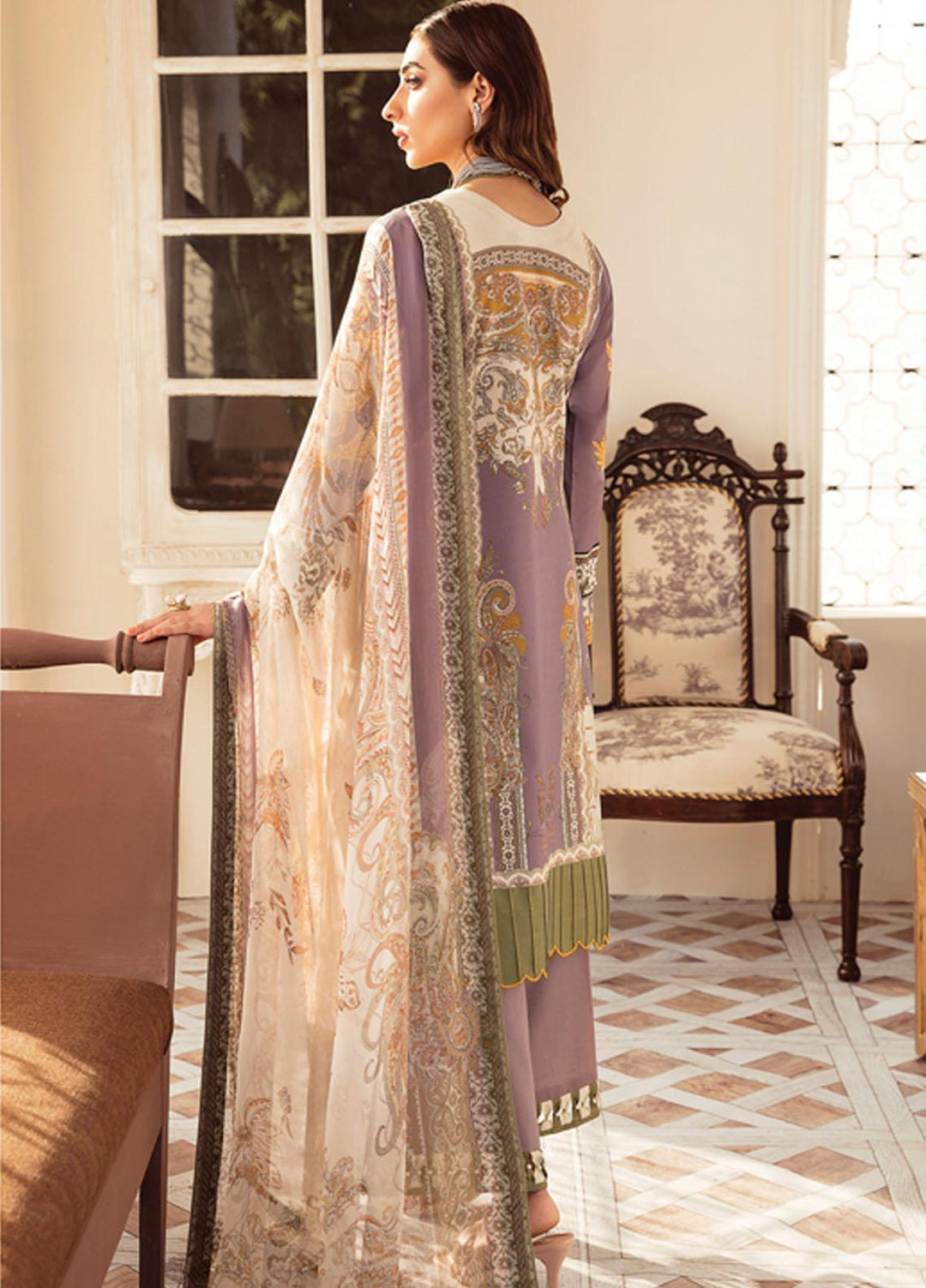 Gulaal Embroidered Lawn Suits Unstitched 3 Piece GL22L-1 SERAPHINA (08) - Summer Collection