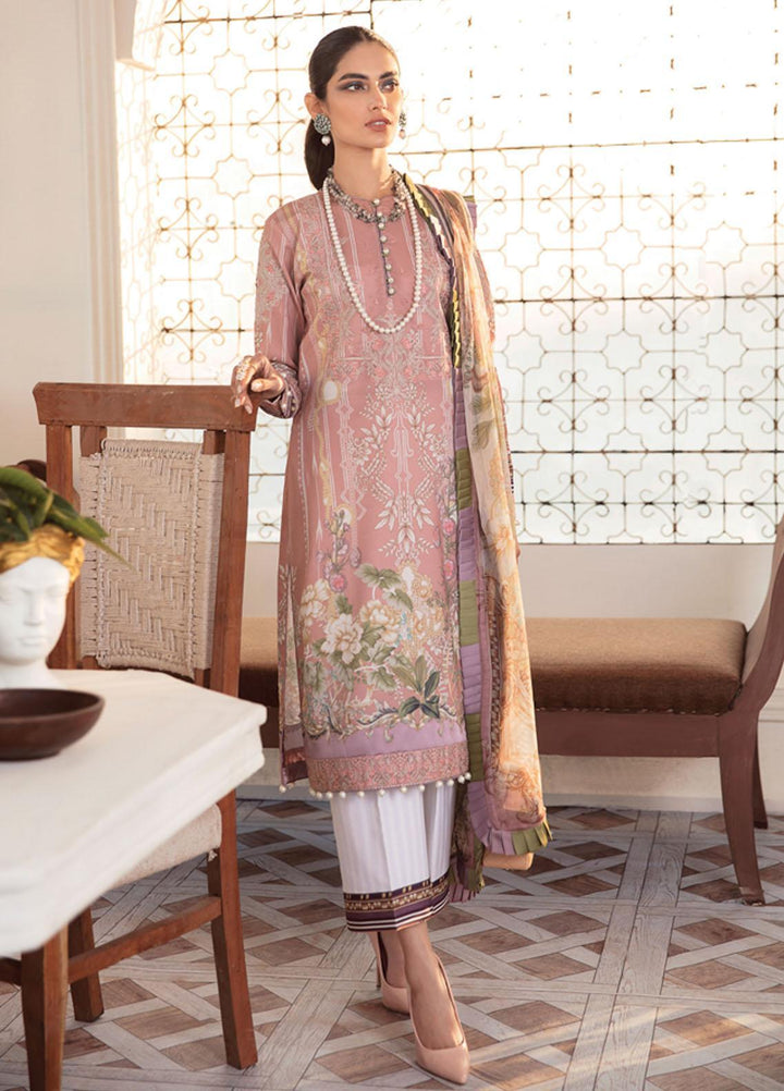 Gulaal Embroidered Lawn Suits Unstitched 3 Piece GL22L-1 SIENNA (06) - Summer Collection