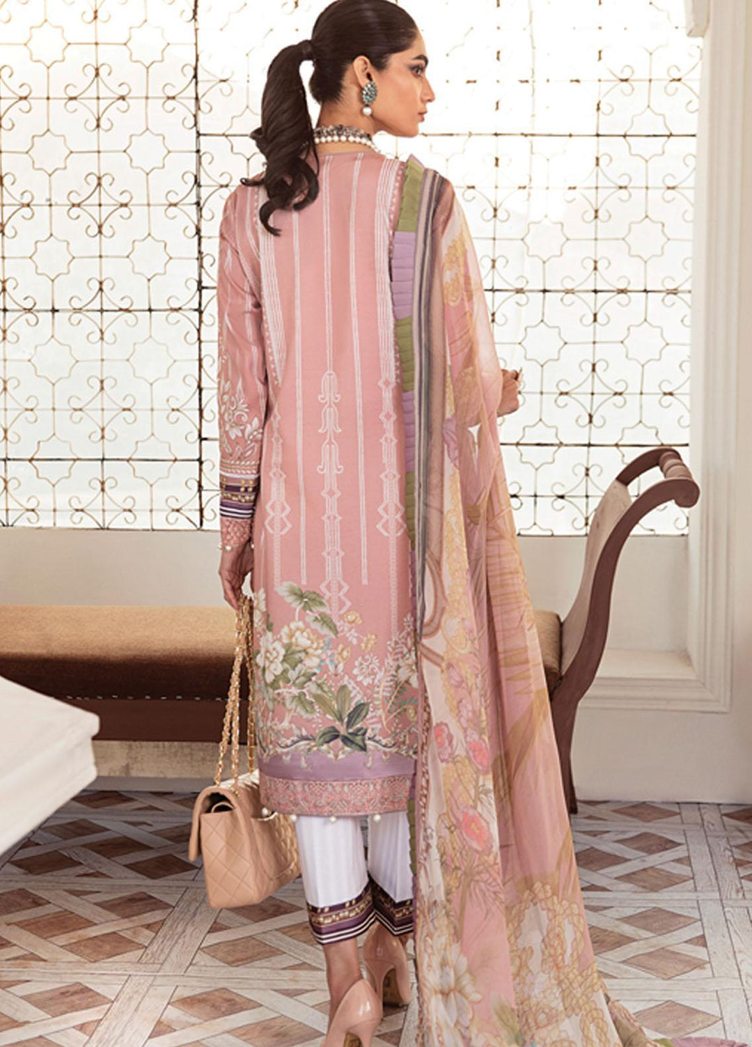 Gulaal Embroidered Lawn Suits Unstitched 3 Piece GL22L-1 SIENNA (06) - Summer Collection