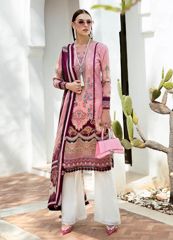 Gulaal Embroidered Lawn Suits Unstitched 3 Piece GL23L 02 Eshaal - Summer Collection